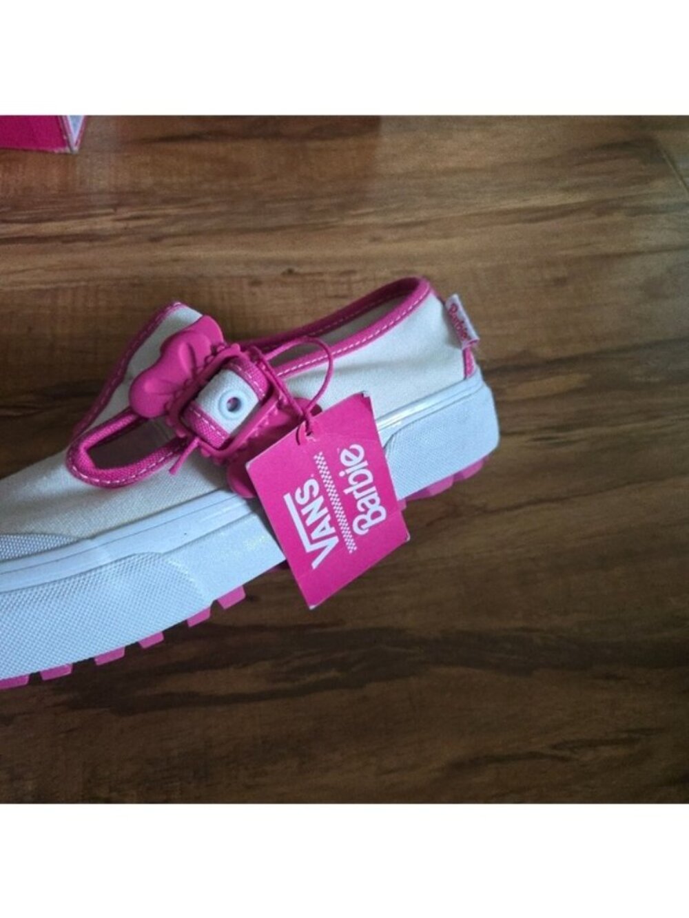 Vans Style 93 Dx Barbie Women Size 5 White Pink With Buckle 0826 - Picture 2 of 8